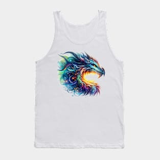 Mythical Majesty: Dragon Graphic Tees Tank Top